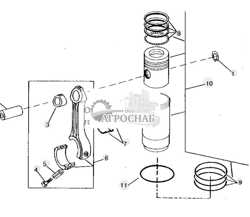 Piston, Rings, Liners and Connecting Rods 